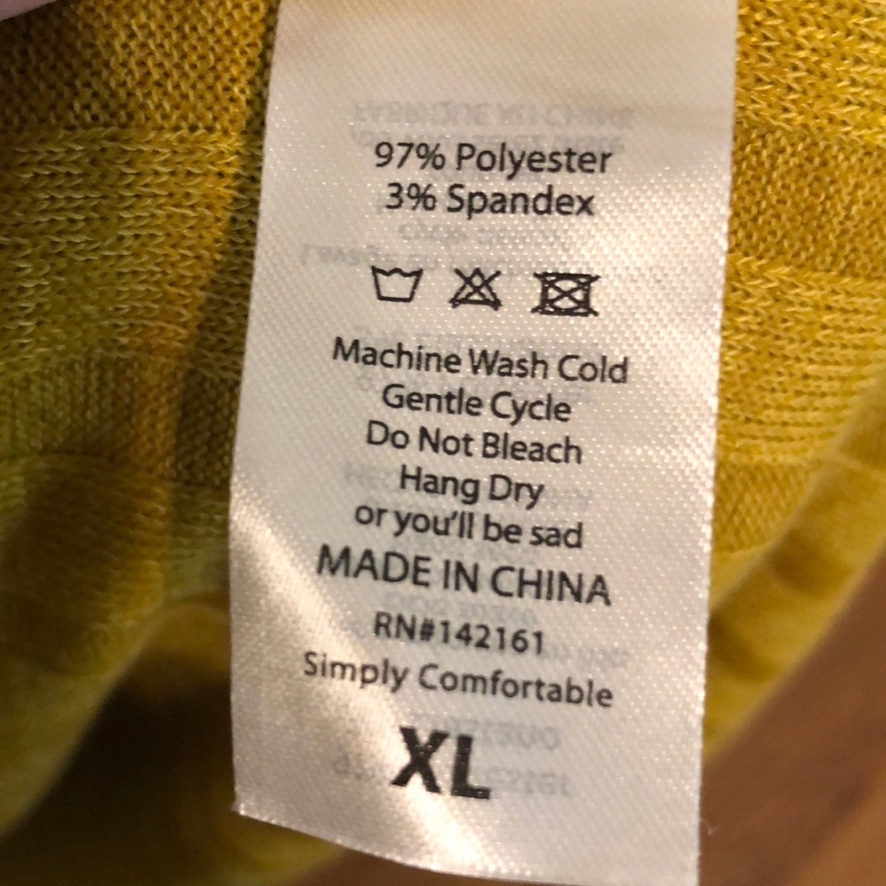 Lularoe Mustard Sarah Cardigan/Duster Long - Picture 6 of 7